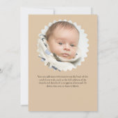 Invitation Teddy Bear "In Loving Memory" Infant Loss Memorial (Dos)