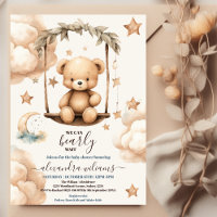 Teddy Bear Nous Pouvons Attendre Baby shower