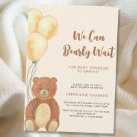 Teddy Bear On Peut Attendre Le Baby shower De Ball