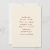 Invitation Teddy Bear On Peut Attendre Le Baby shower De Ball (Dos)