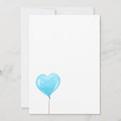 Invitation Teddy Bear On Peut Attendre Un Baby shower Garçon (Dos)