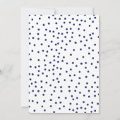 Invitation Teddy Bear On Peut Attendre Un Garçon Baby shower  (Dos)