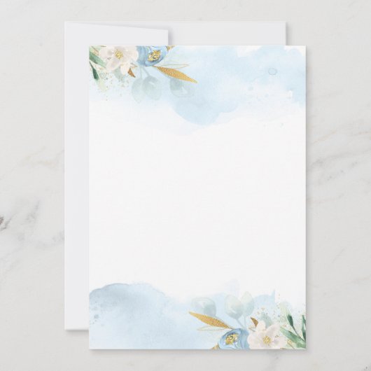 Invitation Teddy Bear : On peut prélever un Baby shower d'att (Dos)