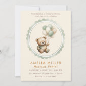 Invitation Teddy Bear Party (Devant)