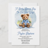 Invitation Teddy Bear Pique-nique Beary Baby shower spécial g (Devant)