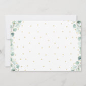 Invitation Teddy Bear Pique-nique Floral Anniversaire (Dos)