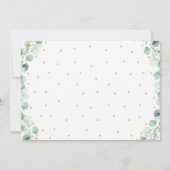 Invitation Teddy Bear Pique-nique rose floral Merci d'anniver (Dos)