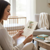 Invitation  Teddy Bear Reading Next Chapter Baby shower