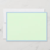 Invitation Teddy Bear sur le Baby shower Crescent Moon (Dos)