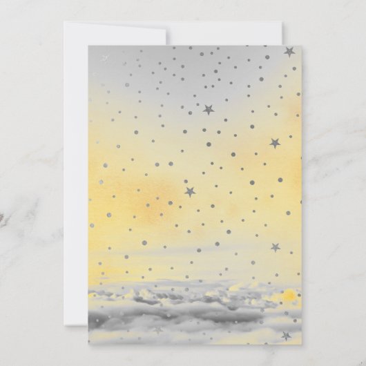 Invitation Teddy Bear Twinkle Twinkle Little Star Baby shower (Dos)