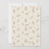 Invitation Teddy Bear Welcome Baby Card (Dos)