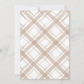 Invitation Teddy Lune Ours Beige Baby shower neutre pour les  (Dos)