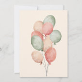 Invitation Teddy ours brun n'importe quel âge (Dos)