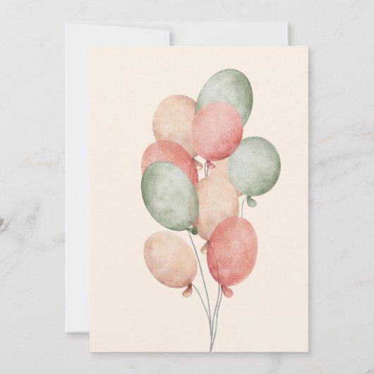 Invitation Teddy ours brun n'importe quel âge (Dos)