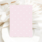 Invitation Teddy Ours Rose Coeur & Balloon Baby Girl Douche