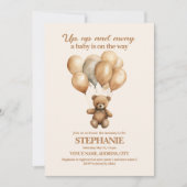 Invitation Teddy S'Éloigne De La Neutralité Sexe (Devant)