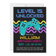 Teen Gaming Gamer Boy Video Game Player Birthday