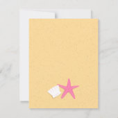 Invitation Teenage Summer Flip Flop Beach Anniversaire (Dos)