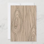 Invitation Teepee de luau tropical au thème de la piscine (Dos)