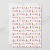 Invitation Teepee Dormir sous la fête d'anniversaire (Dos)