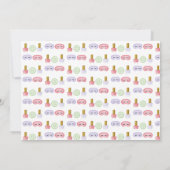 Invitation Teepee Spa Anniversaire Photo Party (Dos)