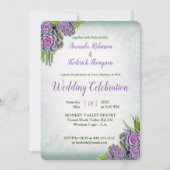 Invitation Teintes de Bouquet Succulent de Mousse de Mer & Ma (Devant)