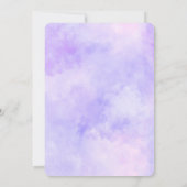 Invitation Teinture Lien Rose Violet Féminin (Dos)