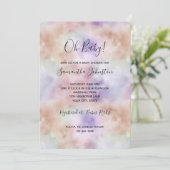 Invitation Teinture tie Blush Rose Violet (Debout devant)