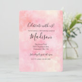 Invitation Teinture Tie-Dye Rose Féminin (Debout devant)