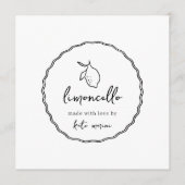 Invitation TÉLÉCHARGEABLE Dolce Vita Limoncello Modèle de bal (Devant)