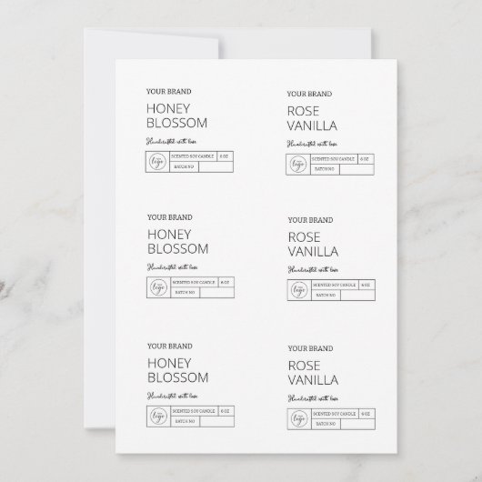 Invitation Téléchargeable Modèles de bougies (Devant)