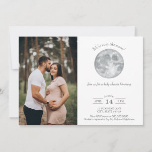 Invitation Téléchargement de la photo sur le Baby shower de l