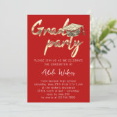 Invitation Téléchargement Instantané Partie Gold Cup Red (Debout devant)