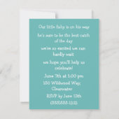 Invitation Téléchargement numérique de douche pour bébé Petit (Dos)