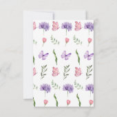 Invitation Téléchargement numérique Petits cadeaux de petite  (Dos)