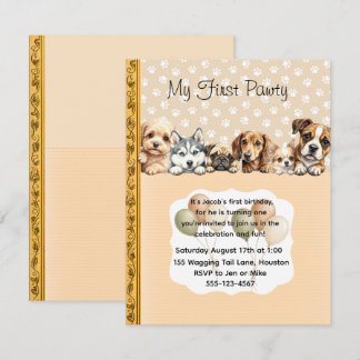 Invitation Téléchargement numérique pour l'anniversaire de la