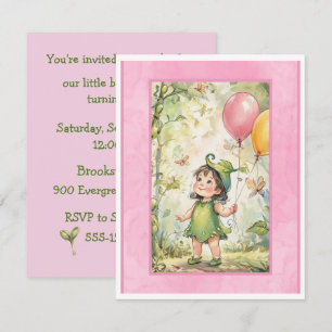 Invitation Téléchargement numérique pour l'anniversaire de Li