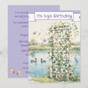 Invitation Téléchargement numérique pour l'anniversaire d'une