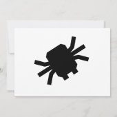 Invitation Télécharger le logo du bug robotique | Marque tech (Dos)