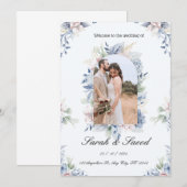 Invitation Telegram "Mariage de rêve" (Devant / Derrière)