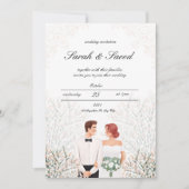 Invitation Télégramme "Mariage rêvé" (Devant)