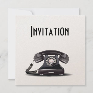Invitation Téléphone