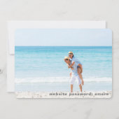 Invitation *~* Téléphone QR AR6 Photo MARIAGE ENREGISTRER LA  (Dos)