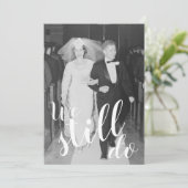 Invitation TELLE ANNÉE - Noces de mariage & Photo Nous sommes (Debout devant)