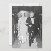 Invitation TELLE ANNÉE - Noces de mariage & Photo Nous sommes (Devant)