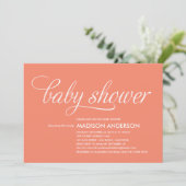 INVITATION TELLEMENT DOUCE DE BABY SHOWER DE (Debout devant)