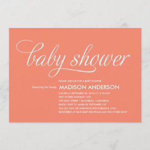 INVITATION TELLEMENT DOUCE DE BABY SHOWER DE