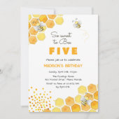 Invitation Tellement doux pour être anniversaire de enfant (Devant)