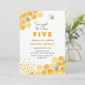 Invitation Tellement doux pour être anniversaire de enfant (Debout devant)