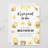 Invitation Tellement doux pour être l'invitation d'anniversai (Devant)